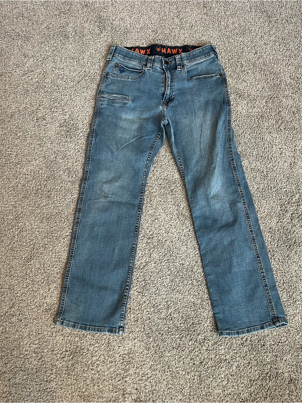 Men's Hawx Blue Straight-Leg Jeans, 33”/30